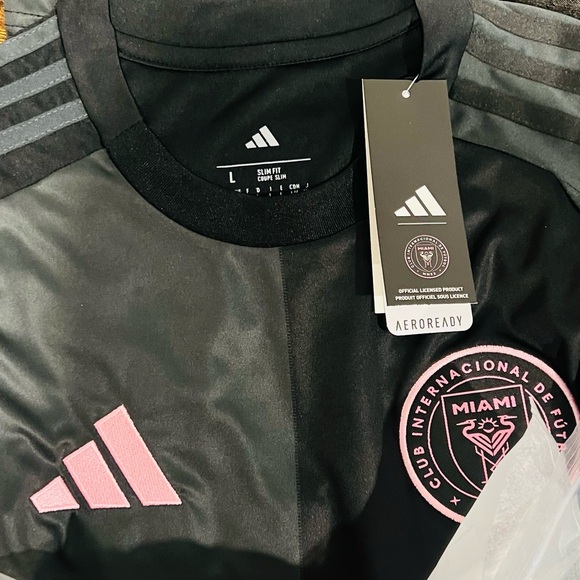 Inter Miami CF Black and Pink Jersey brand new! - Picture 1 of 1